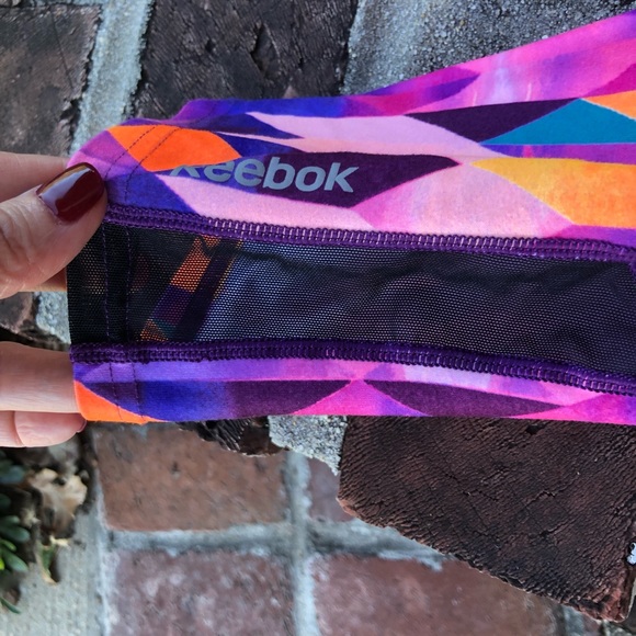 Reebok Pink & purple leggings size small - Picture 5 of 5